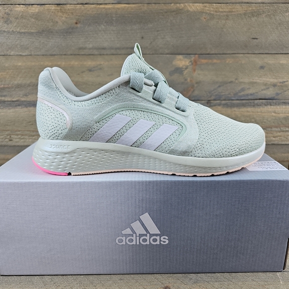 adidas Edge Lux 5 Women's Running Casual Shoes Linen Green/White - Picture 1 of 10